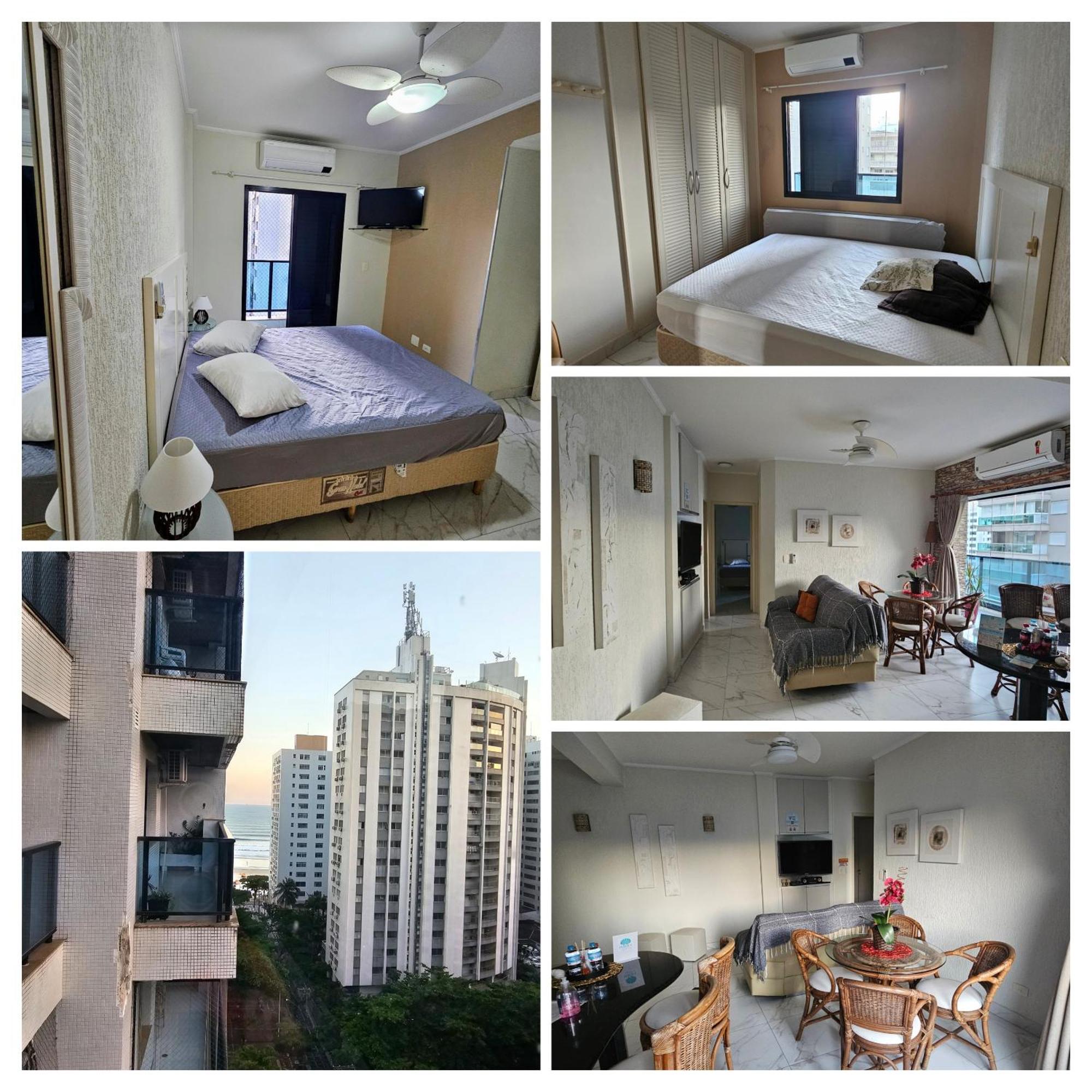 Capitania Varam Apartamento-Flat Com Piscina E Vista Mar Guaruja Pitangueiras Bagian luar foto